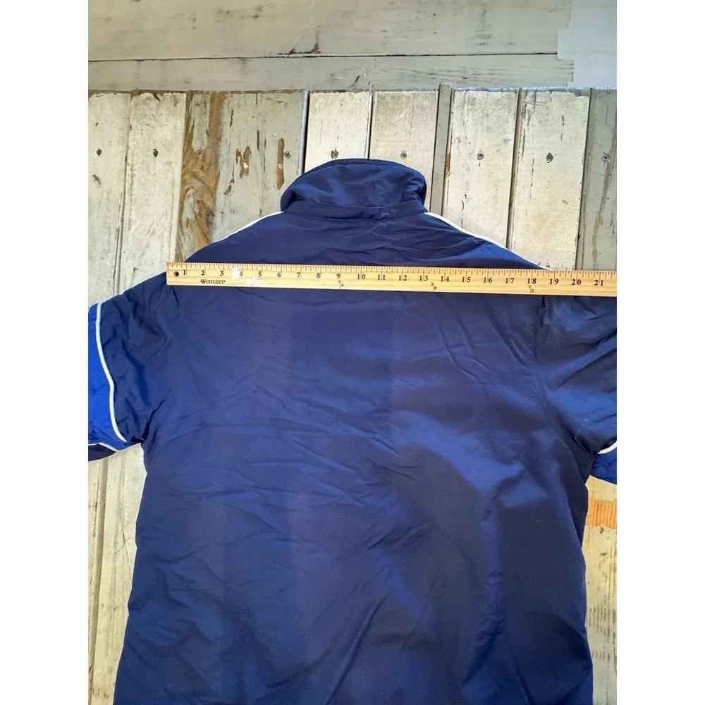 Vintage 2000's Nike Swoosh Reversible Puffer Jacket Fleece KIDS Size 14/16 Y2K